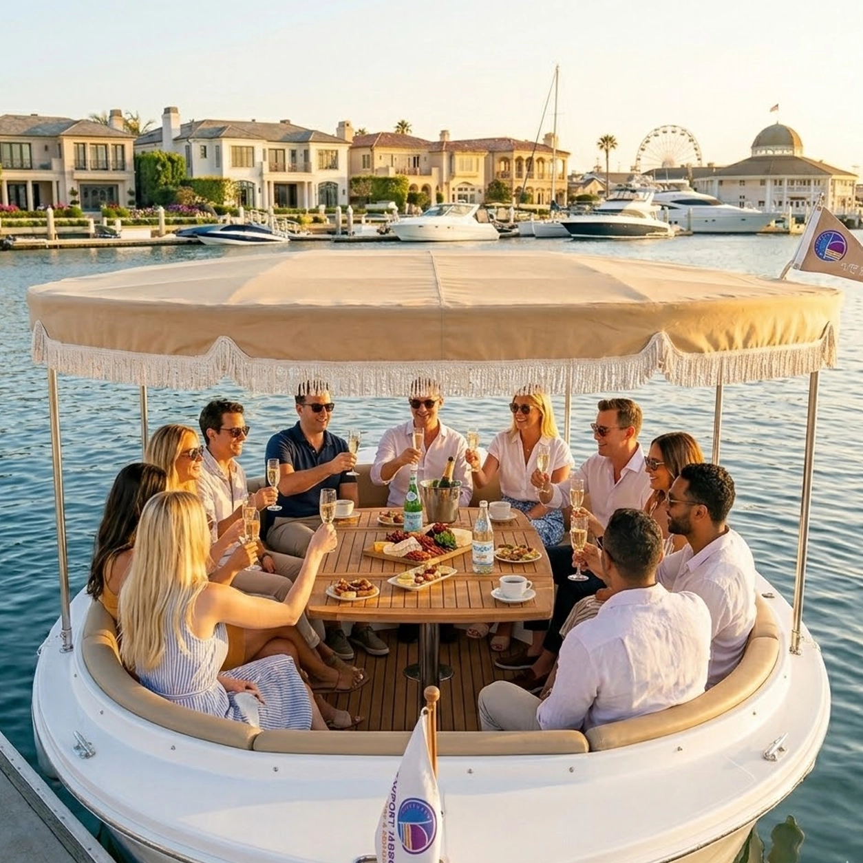 12-Passenger Open-Air Electric Boat