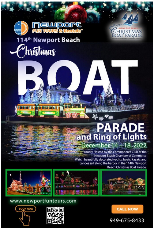 Christmas Boat Parade Newport Beach Newport Fun Tours