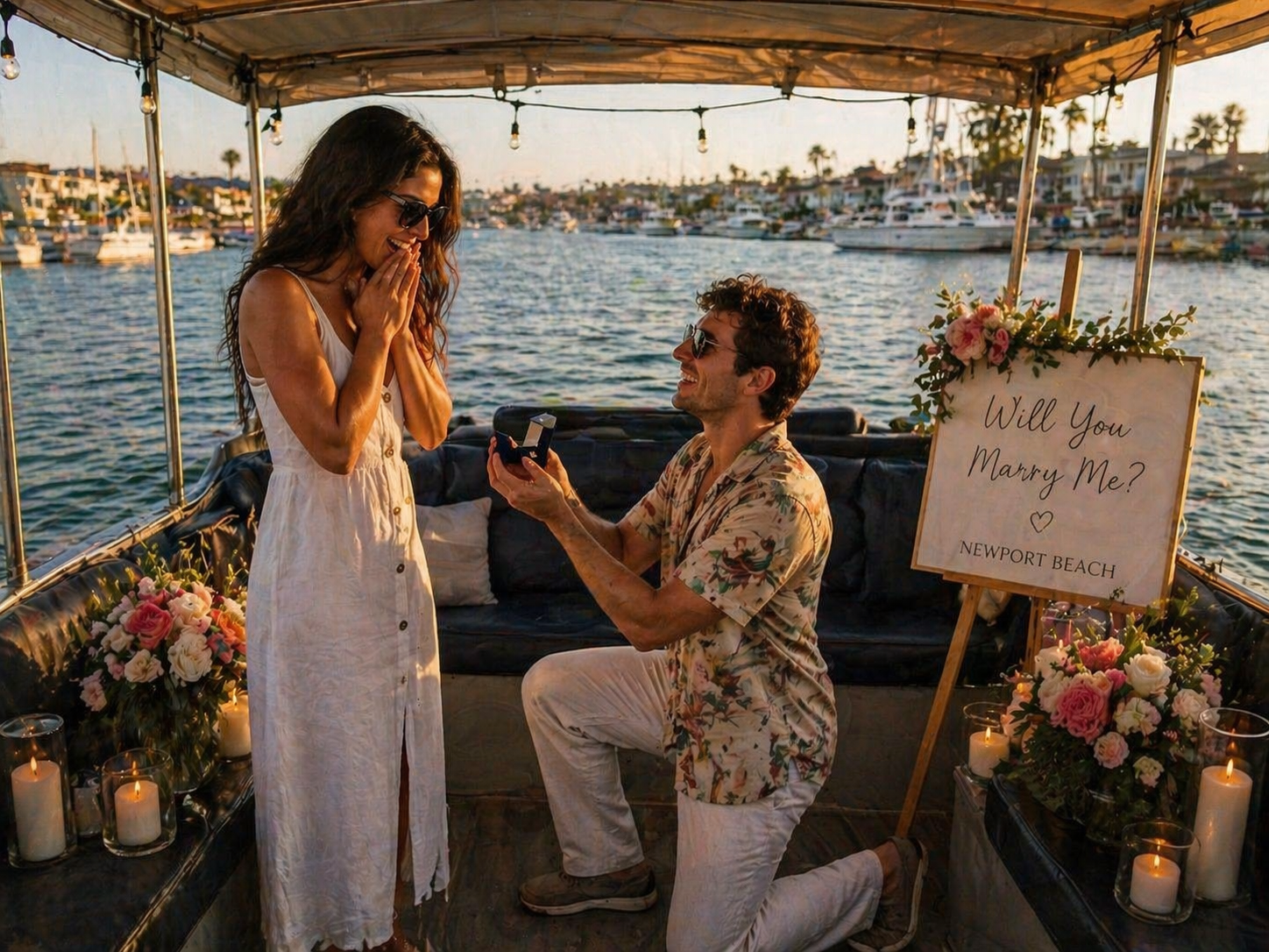 How to Propose on a Boat in Newport Beach