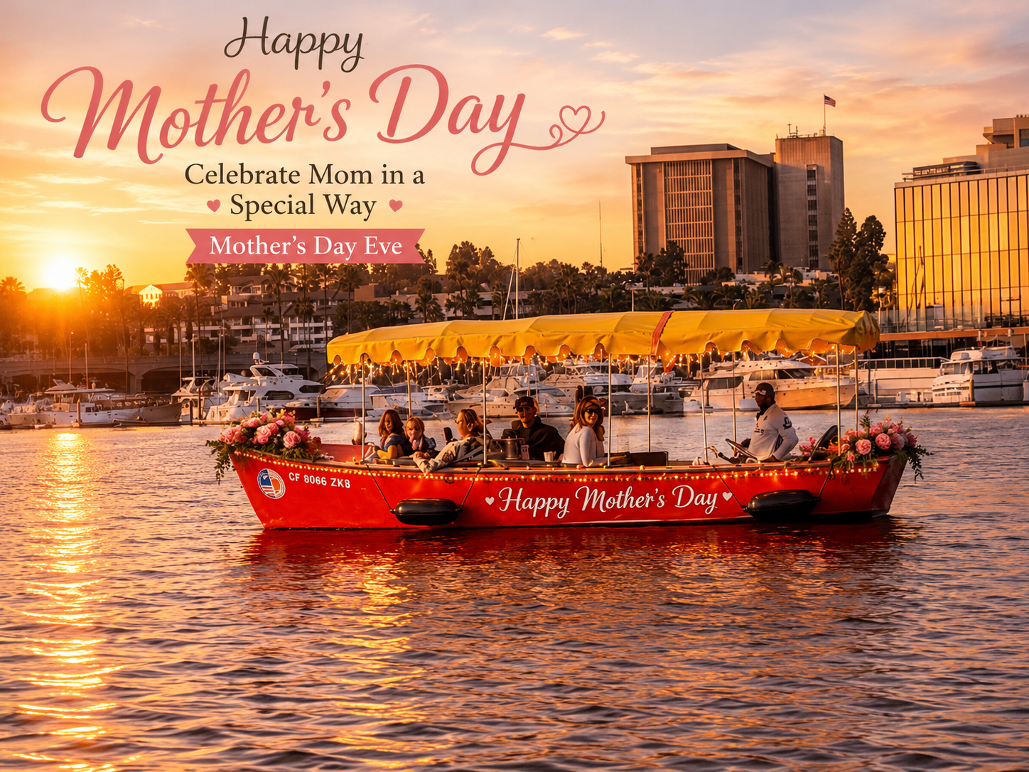Mother’s Day Boat Newport Beach