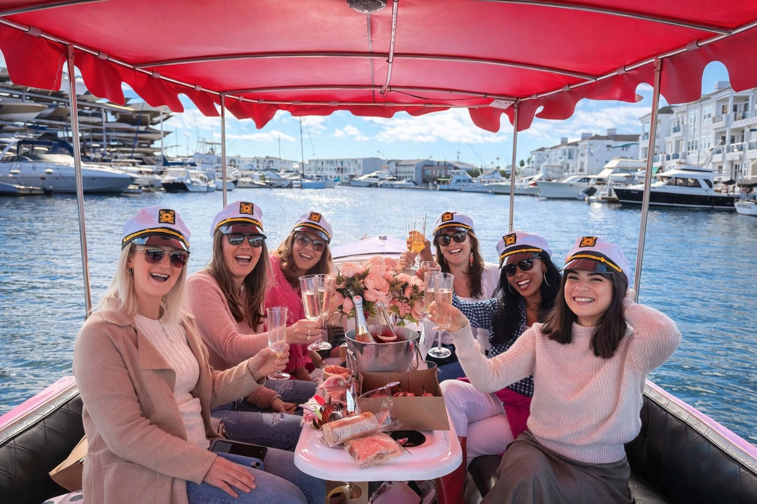 Electric Boat Rental - Enjoy Waterfront Dining